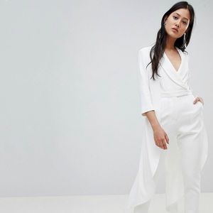 Lavish Alice Cape Detail Jumpsuit size 4 NWT